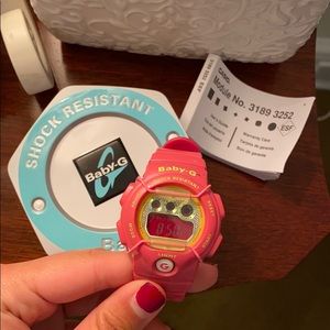 Baby G Shock Pink Women’s Watch with Packaging